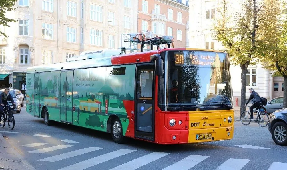 Electric busses in Copenhagen
